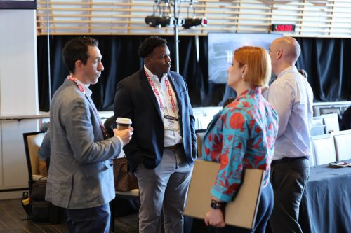 Attendees networking at Horizon Summit 2025 presented by NetApp.