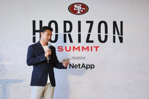 Jacob Corpus introduces our next speaker at Horizon Summit 2025 presented by NetApp.