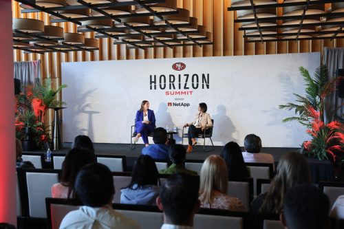 Jess Smith and Zaileen Janmohammed speak at Horizon Summit 2025 presented by NetApp.